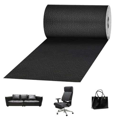 Catálogo para Comprar On-line Curpiel al mejor precio. 46 Parches Autoadhesivos Reparación Cuero/Piel - Kit Premium + Vinipiel, 10x160cm (Negro), Reparación Invisible para Muebles, Sofás, Asientos de Auto, Elimina Raspaduras/Roturas,...