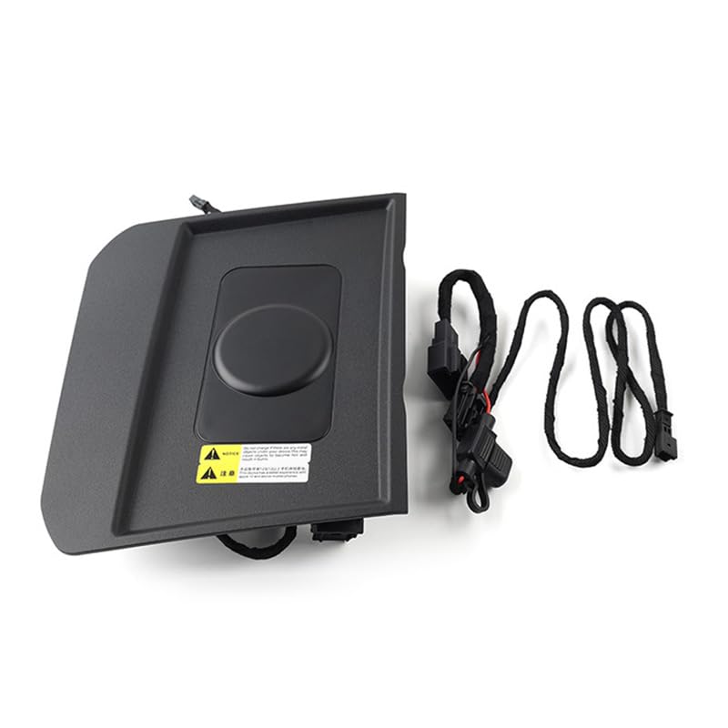 Liru Phone Holder Charger Mat Pad Panel LHD ABS Black Car for Peugeot 3008 4008 5008 2016-2021