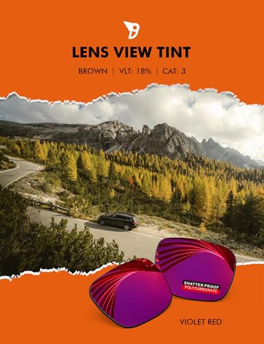 Image of PRO+ Polycarbonate Replacement Lenses for Ray-Ban New Wayfarer RB2132 52 /55 /58mm Sunglasses