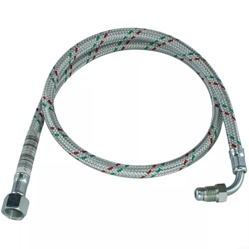Flessibile e conveniente: misura 89 cm di lunghezza, questa linea dell'olio offre flessibilità e praticità nell'installazione. Può essere facilmente manovrato per adattarsi a varie configurazioni senza compromettere la funzionalità.
