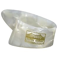 Long-wearing white Pearloid nitrocellulose construction assures great tone Ergonomically designed for player comfort Suitable for guitars, Resos, banjos and other stringed instruments