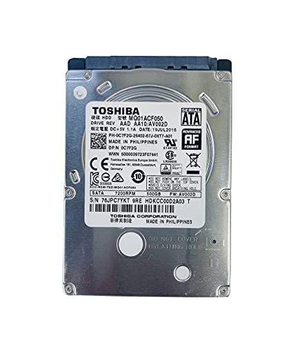 Amazon | トシバ 500GB 2.5インチ内蔵用HDD SATA5400RPM 7mm厚 バルク