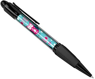 Pretty Owl Ballpoint Pen Student Pink Flowery Love Kids Mum Sister #8722