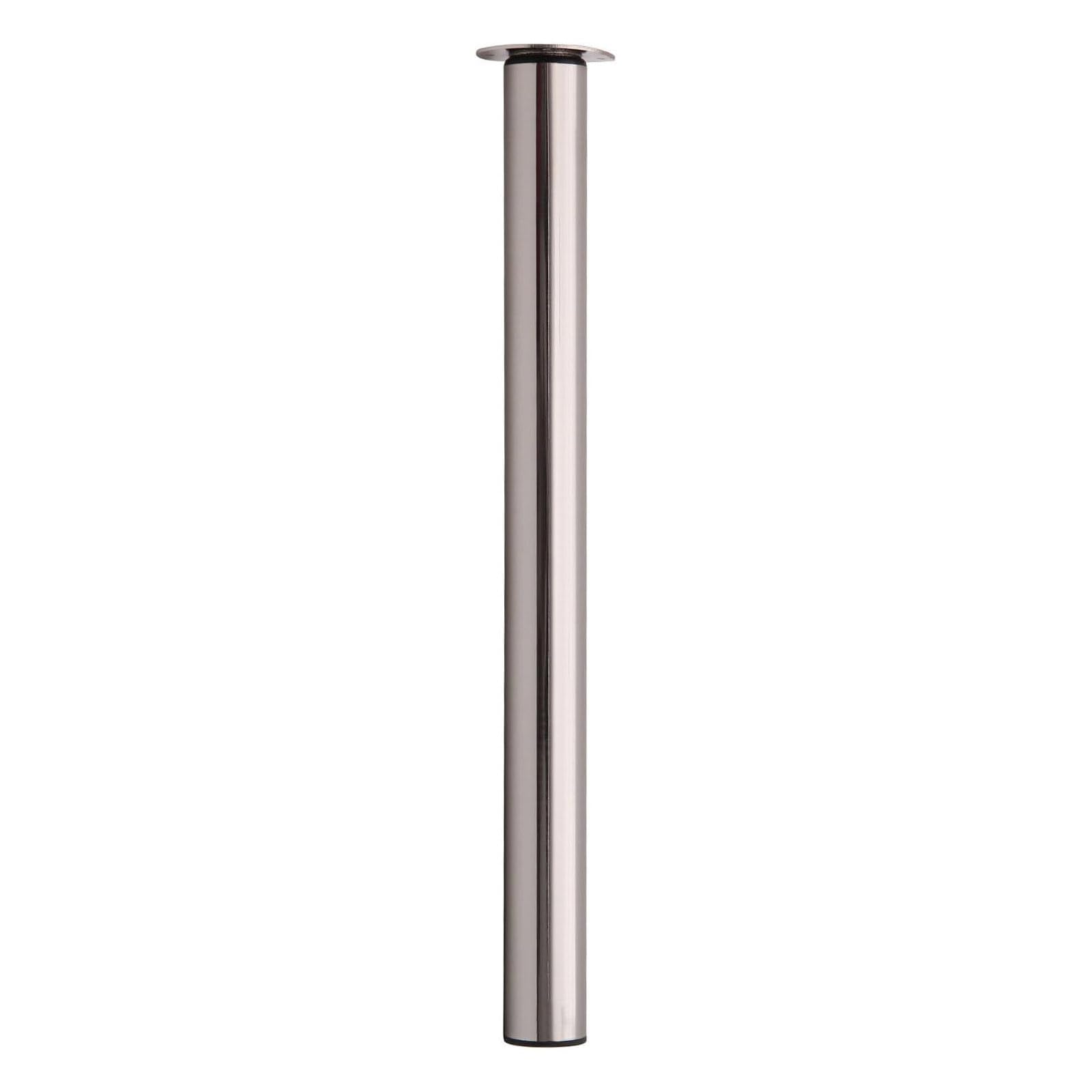 GREENSAPPIRE Table Leg Adjustable Height 710mm-1100mm Breakfast Bar Worktop Support Table Leg Brushed Steel for Furniture Dining Table Coffee Table Bar Table (Nickel Brushed, 1 PCS)