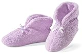 Ultra Plush Chenille Slippers, Lilac, Large