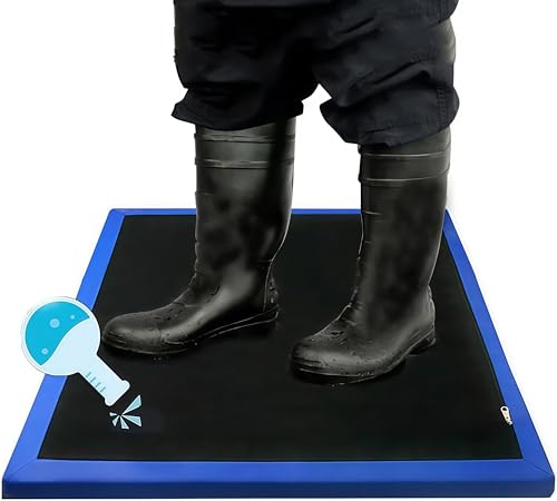 Tappetino disinfettante per pavimenti, resistente tappetino igienizzante per casa, hotel, ristorante e ospedale, raschietto per sporco e eliminatore di germi per un ingresso sicuro