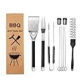 18-Piece BBQ Grill Tools Set, Heavy Duty Stainless Steel Grilling & BBQ Accessories, for Dad, for Mom, Birthday Gifts for Men, Outdoor Grill Kit with Storage Box