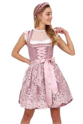 Krüger - Dirndl Smilla (50 cm), Dirndl (49595-33), Größe:40, Farbe:Rosa