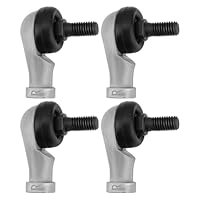 VGOL Kugelgelenk, Winkelgelenk, Kugelgelenk, Kugelgelenk, Stahl, verzinkt, Außengewinde, Kugellager, Kugelgelenk, M8 x 1,25, 4 Stück