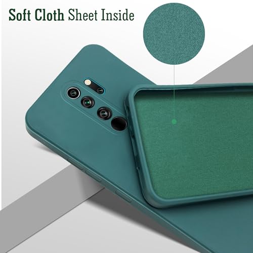 Image of Jkobi Back Cover Case for Xiaomi Mi Redmi Note 8 Pro (Matte Finish Silicone with Inside Fiber Cloth)