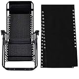 Oversized Zero Gravity Chair Replacement Fabric, XL Anti-Gravity Folding Patio Sling Repair Cloth Pa