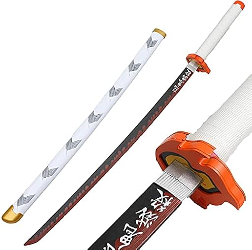 S.M. Katana KIMETSU No Yaiba Demon Slayer de Kyojuro Rengoku Blade Tanjiro Tomioka | Ya disponible en tu tienda friki favorita! En mundofriki.es!