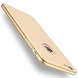 ACMBO iPhone 6s Plus/ 6 Plus case, Ultrathin Micro Matte [Skin Touch Feel] Metallic Texture Anti-Fingerprints Non-Slip No-Fade Shockproof PC Phone Case Cover for iPhone 6 plus/6s Plus 5.5 inch, Gold