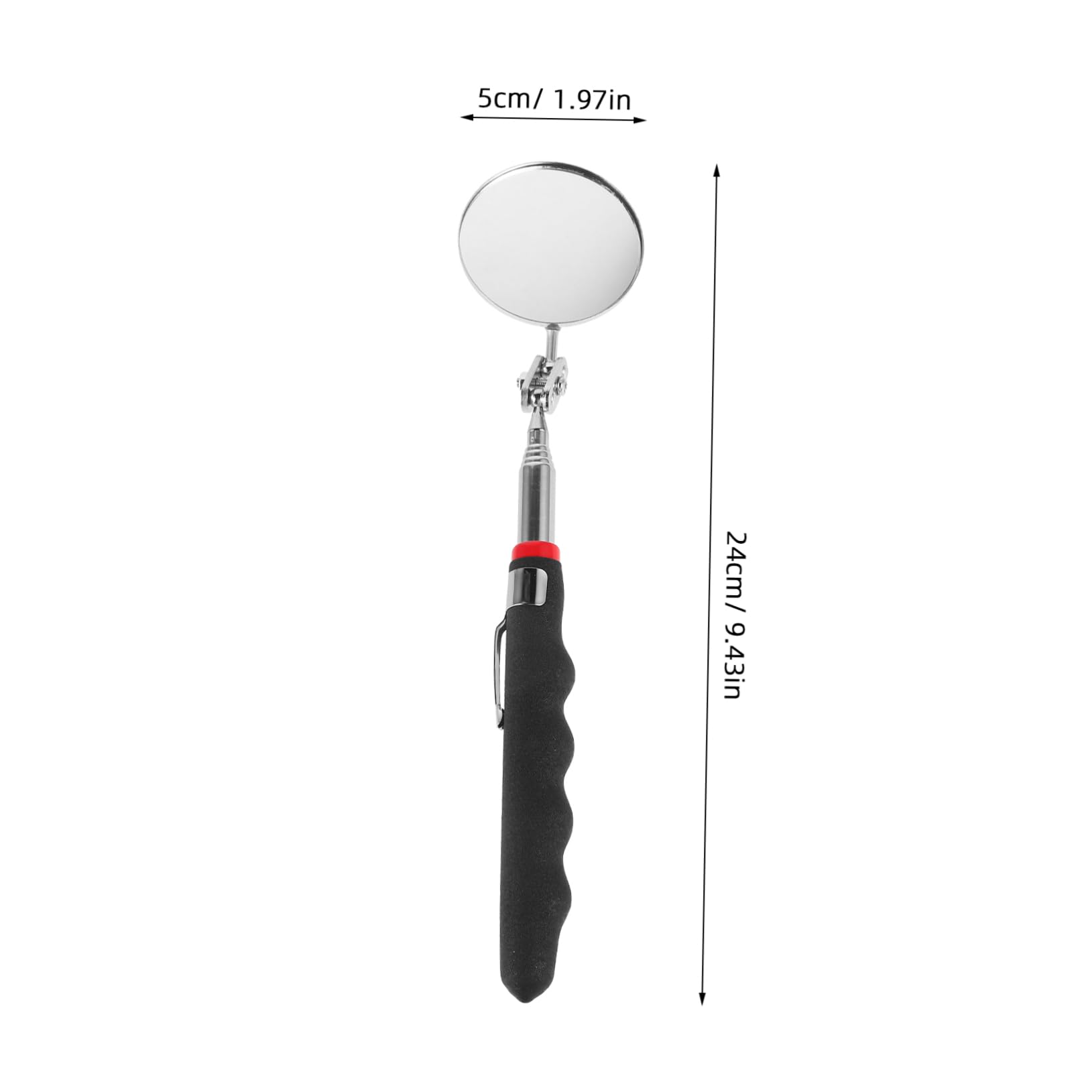 Ciieeo Car Maintenance Inspection Mirror Telescoping Inspection Tool Flexible Telescoping Mirror Extendable Inspection Mirror for Vehicle