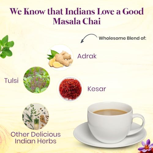 Image of World of Chai Indian Masala Tea with Saffron & Tulsi, 400 g | Premium Assam CTC Chai, Strong Chai Patti, No Added Color, No Preservatives, 100% Natural