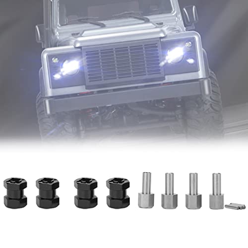 RC Hex Adapter, Metall Adapter, RC Verlängerungsrad, D90 AX10 CC01 SCX10 kompatibel, Hubschrauber, Auto, Drone, für Modelle, DIY, Hobby