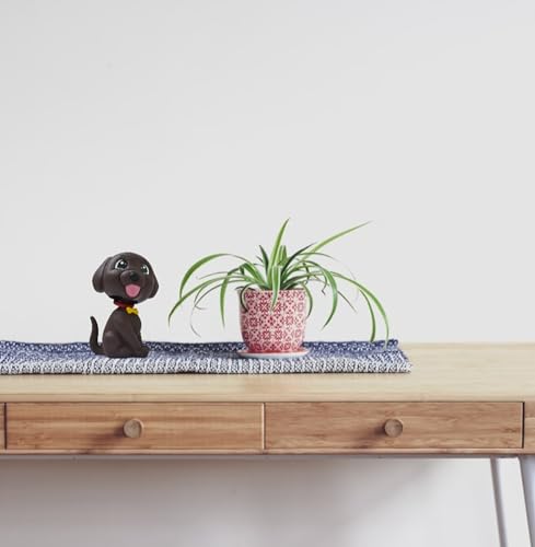 Image of AUGEN Cute Dog Brown Bobblehead for Car Dashboard, Office Desk & Study Table (Pack of 1)