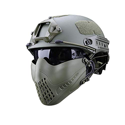 332PageAnn Masque Tactique extérieur Système de Bandeau à Deux Modes, Masque de Protection Tactique Visage Inférieure pour la Chasse Paintball Military Cosplay Movie Prop Cover