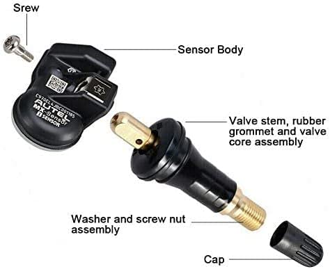 image for Autel Sensor-1 - Dual Frequency 315mhz and 433mhz Rubber Stem MX TPMS 