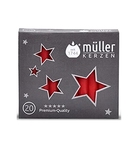 Müller Lot de 20 lampes pour arbre Rouge 11 x 1,2 cm Cover