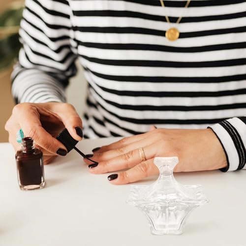 Vaso de Vidrio para Manicura con Tapa y Limpieza miniatura 5