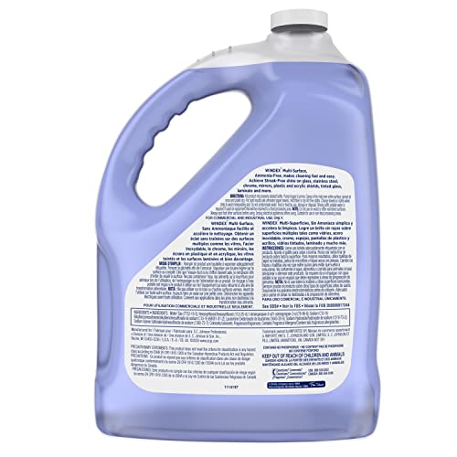 Sc Johnson Professional, Windex Ammonia-Free Glass, Window & Surface Cleaner Refill, 1 Gallon/128 Oz (Pack Of 4) #TOP2