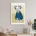 Hanna Peterson Dalmatian in Sweatshirt Poster Artworks Picture Print Poster Wall Art Painting Canvas Decor Home Posters Decorative 12x18inch(30x45cm)