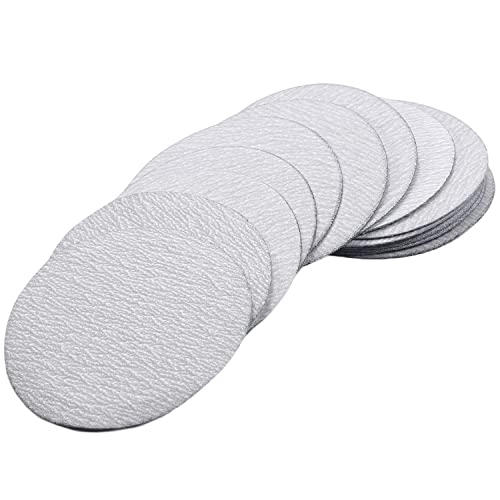 Utoolmart ディスクペーパー サンダー サンディングディスク サンドペーパー ダブルアクション マジック ペーパー 研磨 やすり 電動サンダー用 サンディングパット 木工用 ランダムアクションサンダー用 サンディング 研磨 サンダー用紙やすり丸型 #320 工木工生地研磨用 3インチ 外径 75mm 30枚