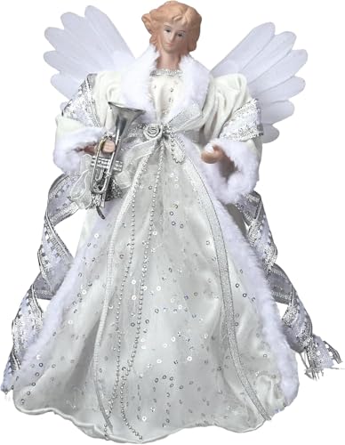 Valery Madelyn 27cm Gefiederter Engel Christbaumschmuck Lichterkette...