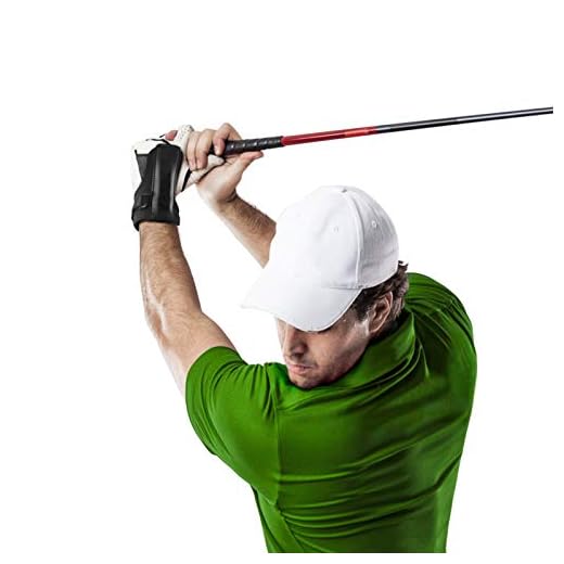 Yosoo Health Gear Ayuda para la muñeca de Entrenamiento de Golf, Entrenador de bisagra de muñeca oscilante de Golf Pulsera de muñeca Banda de oscilación Ayuda de Entrenamiento de alineación de Gestos