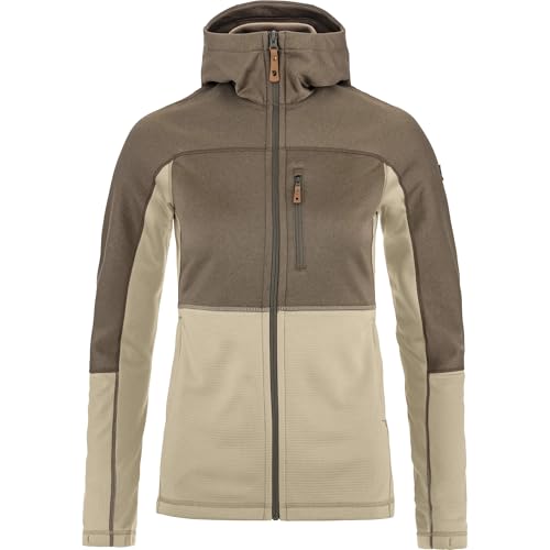 Image of Fjallraven Abisko Trail Women's Hooded Full Zip Fleece - Breathable, Comfortable, Lightweight Fleece Warmth - Hiking