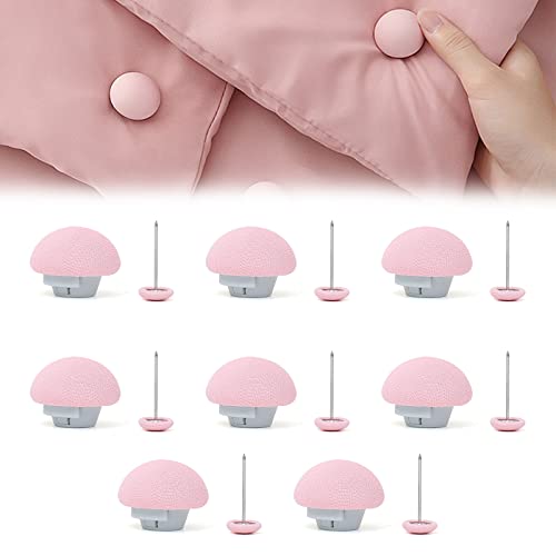 TUKNN Clips de Fijación para Edredón, Forma Redonda Edredones Plastico Antideslizante Clips, Clips de Sujecion para Fundas Nordicas, para Arreglar Edredones, Sábanas, Fundas de Edredón, 8 Piezas