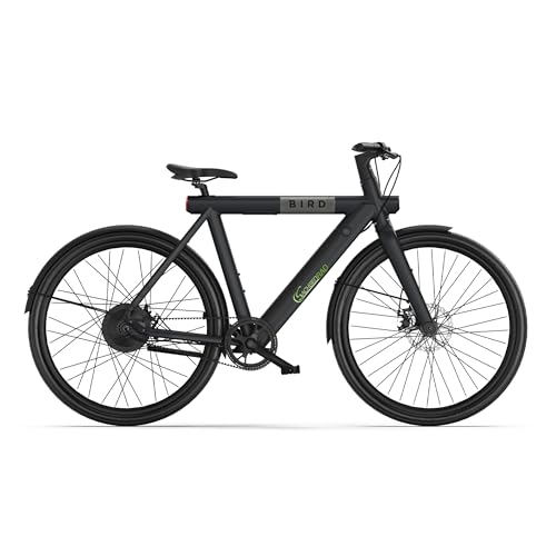 SachsenRAD xBird Urban City-Bike C6R Connect - Bicicleta eléctrica con aplicación antirrobo (27,5 pulgadas, con pantalla LCD integrada y luces LED StVZO, para hombre y mujer), color negro