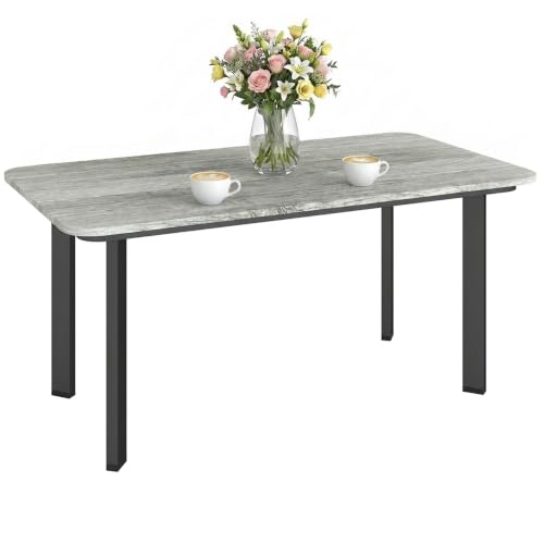 Outsunny Outdoor Coffee Table Rectangle Garden Table 90 x 49 x 40 cm Grey