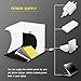 Mini Photo Studio Tent Jewelry Light Box Kit, SENLIXIN Portable Foldable Small Home Photography Studio Light Box Booth Shooting Tent with LED Light Strips - with 6 Color Background (20x20x20cm)