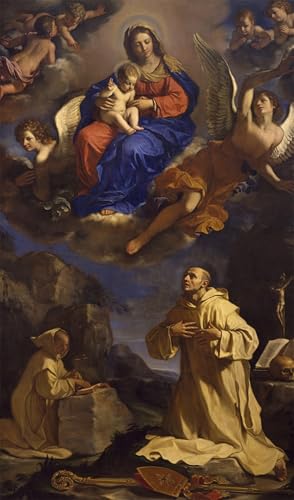 Décorations pour la maison toile la Vision de saint Bruno affiche d'art