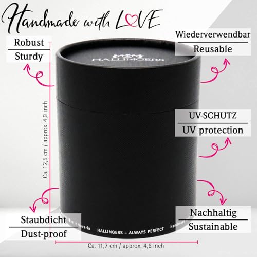 Hallingers Lebkuchenrausch Williams-Birne - 6 saftige Lebkuchen-Würfel in der edlen Papierdose (Dose) - Geschenkideen Weihnachten & Geschenke Adventskalender | Danke Silvester Neues Zuhause Genesung