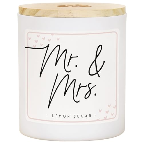 Simply Said, INC Lemon Scented Wedding Candle - Mr &