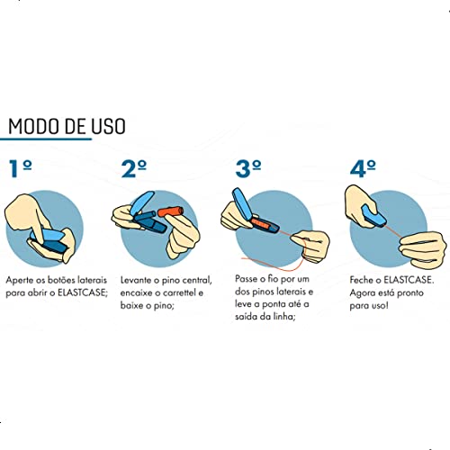 ELASTCASE 2x1 - Porta Elástico para Pesca com ISCADOR