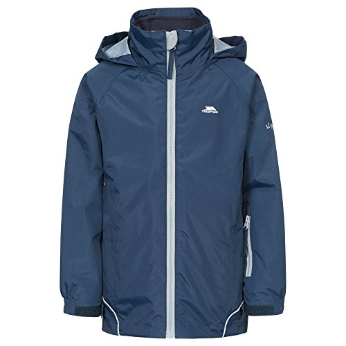 Trespass Rockcliff, Blue, 2/3, Waterproof 3-in-1 Jacket with Hood, Removable Inner Fleece Jacket Kids Unisex, Age 2-3, Blue - Image 3