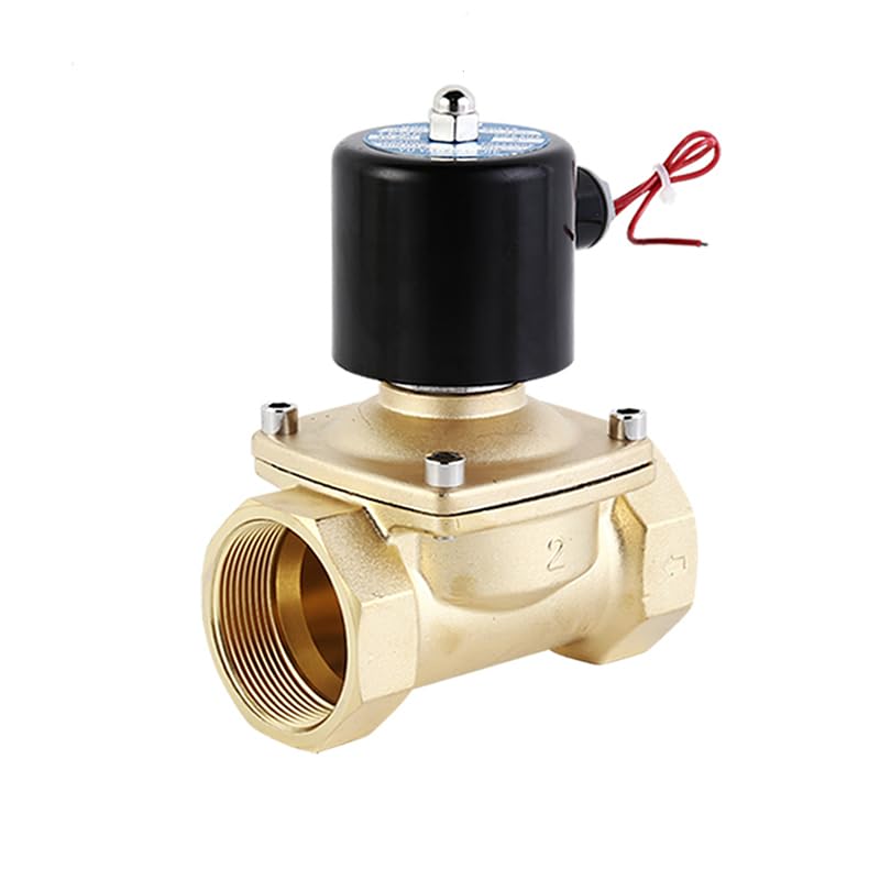 Électrovanne électrique 24V étanche en laiton et joint EPDM pour gaz et air