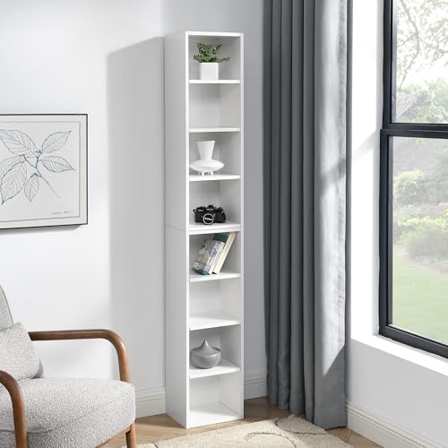 Slim Movie/CD/DVD Storage Cabinets with Adjustable Shelves