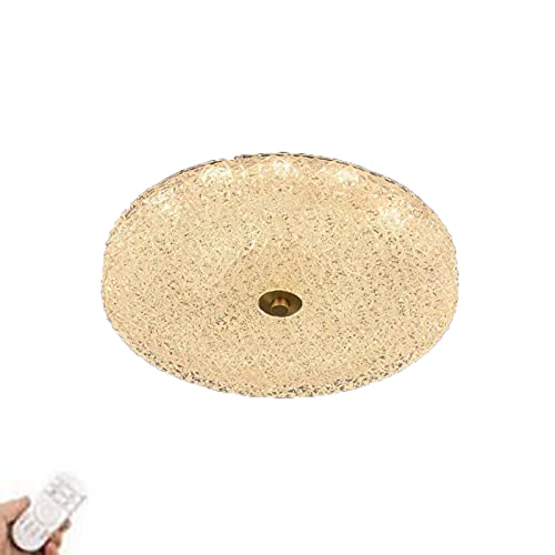 Lampe de plafond LED salon et chambre plafonnier cuivre 3 tons