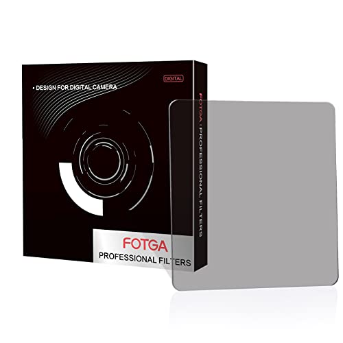 Filtre carré ND2 FOTGA 100x100mm en verre optique 1-stop pour matte box Cokin Z Hitech LEE