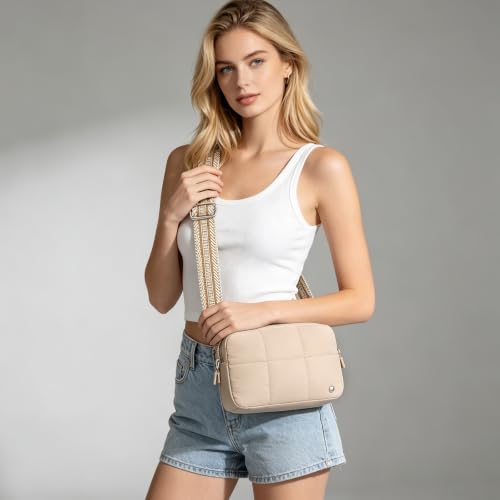 Image of JEEHAN Quilted Crossbody Bags for women Designer Shoulder Handbags Small Purse