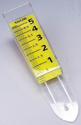 Chaney Instruments Clear VU Rain Gauge