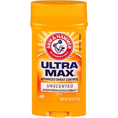 ARM & HAMMER Essentials Deodorant with Natural Deodorizers, Unscented, 2.5 oz.