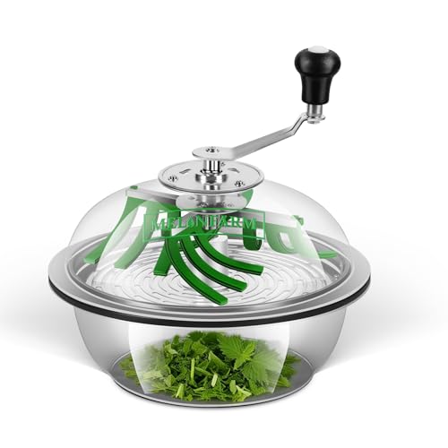 MELONFARM 13 Inch Bud Leaf Bowl Trimmer Twisted Spin Cut for Hydroponic Plant with Sharp Stainless Steel Blades