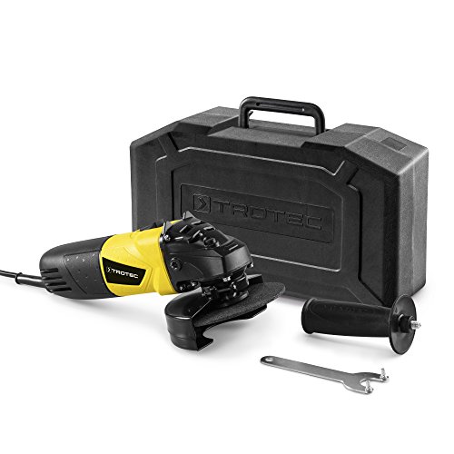 TROTEC Winkelschleifer PAGS 10-115 inkl. Koffer mit 115 mm Trennscheibe, Zusatzhandgriff, 500 Watt, konstante Drehzahl von 12.000/min – Bild 7