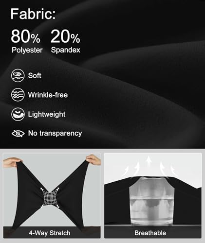 Casei Women's Stretch Cargo Pants High Waist Bootcut Flare Leggings with 6 Pockets Soft Yoga Work Pants for Business Casual3